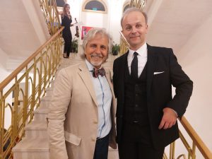 With a fellow Spanish composerManel Santisteban