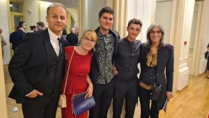 With Irena Paulus, Ozren K. Glaser and Miram Cutler
